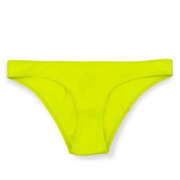 NWT Solid & Striped Bikini Bottom Size XL Fluorescent Yellow The Reagan Bottom - Picture 2 of 12